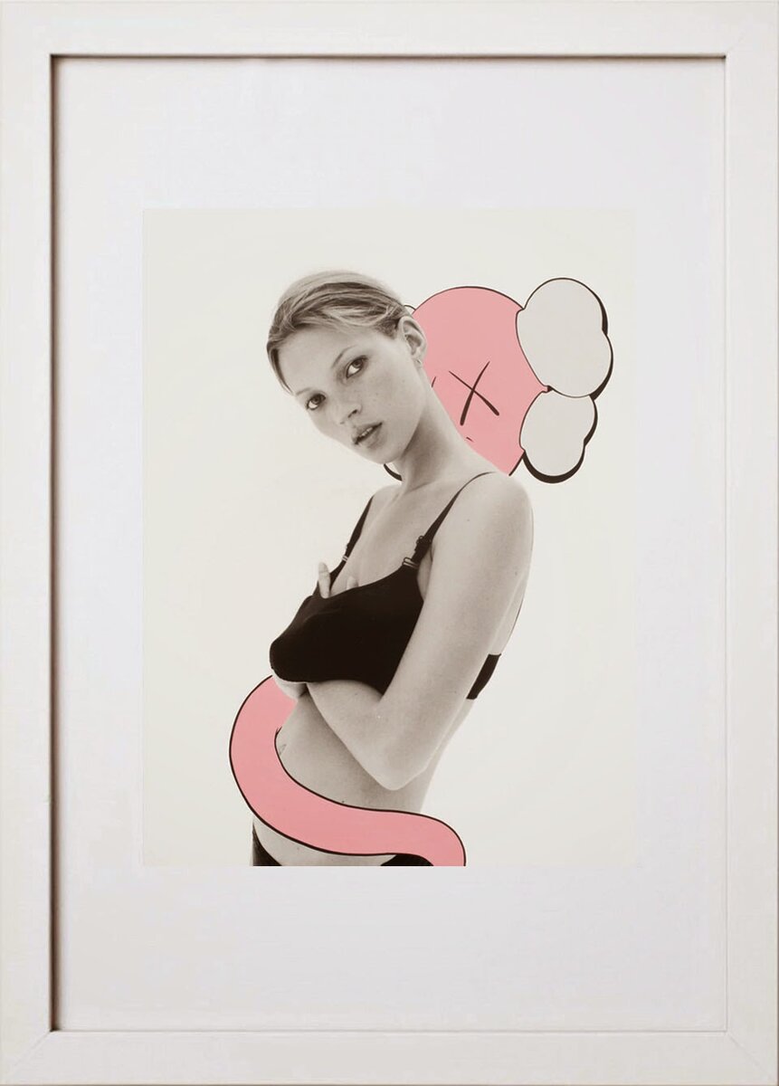 KAWS, «Без названия» (в сотрудничестве с Дэвидом Симсом), 2000-1.