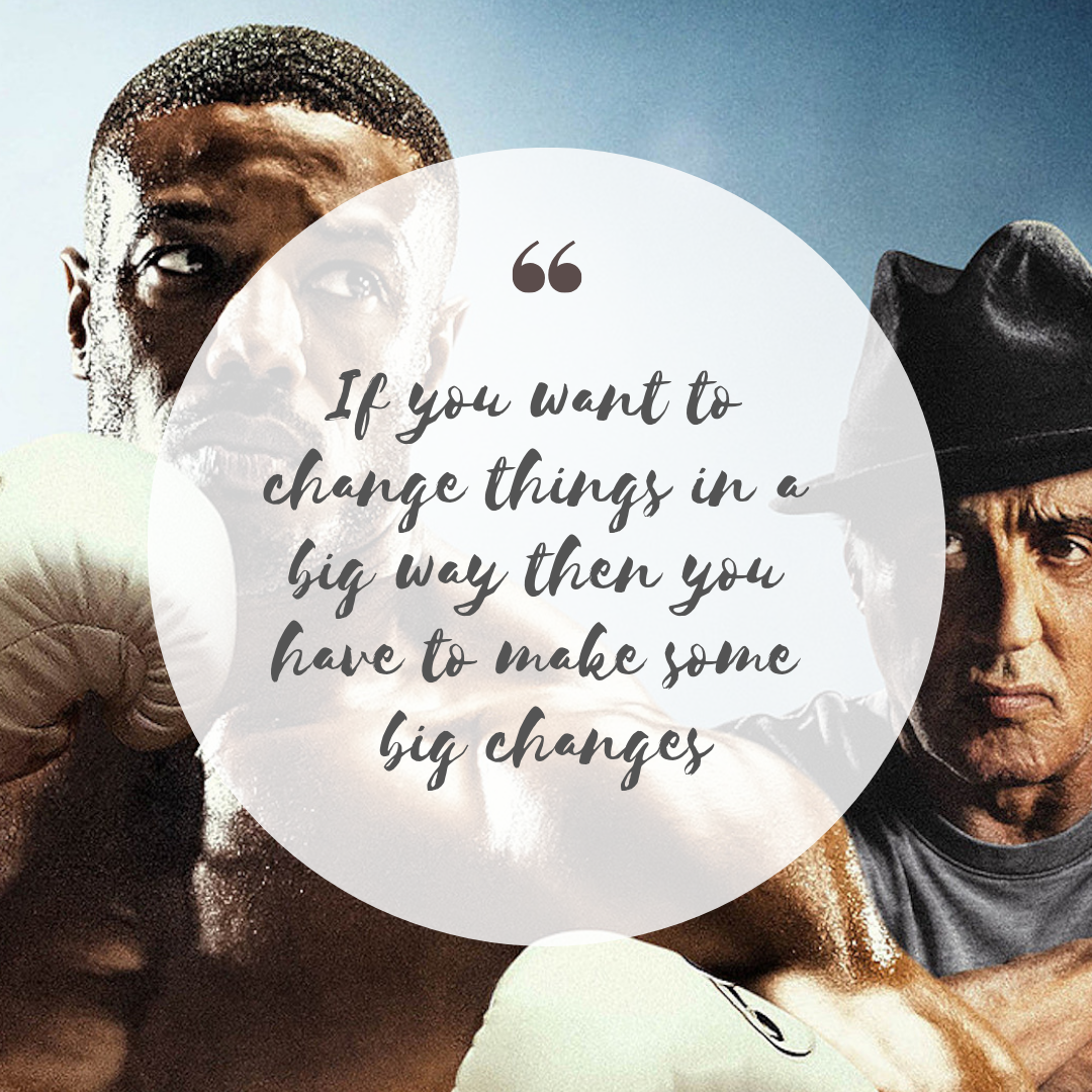 Привет, кто смотрел Creed II? Мне очень понравился. Фильм заставил собрать себя в кучу, чтобы превратиться в чемпиона своей собственной жизни. Мне очень понравилась фраза, если хочешь изменить свою жизнь, её нужно трансформировать (смотрела на португальском, поэтому даю вольный перевод). 
Ещё меня тронула связь с поддержкой семьи и государства, если ты победитель и полный отказ и отвержение, если ты проигравший. Пусть наши семьи нас любят и поддерживают несмотря на наши выигрыши и поражения.

Так же на уроке итальянского читала про детство одного писателя, который воровал мелочь в карманах у родителей, чтобы купить себе книги, журналы, тетради или чернила. Его мечта была стать писателем. Сейчас же нам даже не нужно ничего покупать. При желании всю информации можно найти в интернете: любую книгу, курс, можно писать сколько угодно, фотографировать сколько угодно (не нужны деньги на пленку) - было бы желание и можно стать кем угодно. 

В какое восхитительное время мы живём. Желаю всем стать чемпионами! #семьянамиллион #familyforamillion