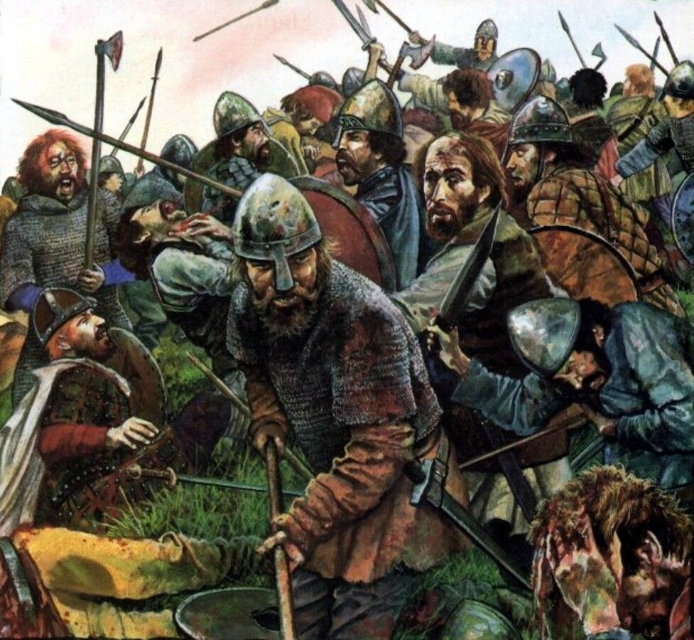 Русские против викингов. Завоеватели Саксы. Битва при Клонтарфе 1014. Генуэзская пехота в Куликовской битве. Ангус МАКБРАЙД Викинги.