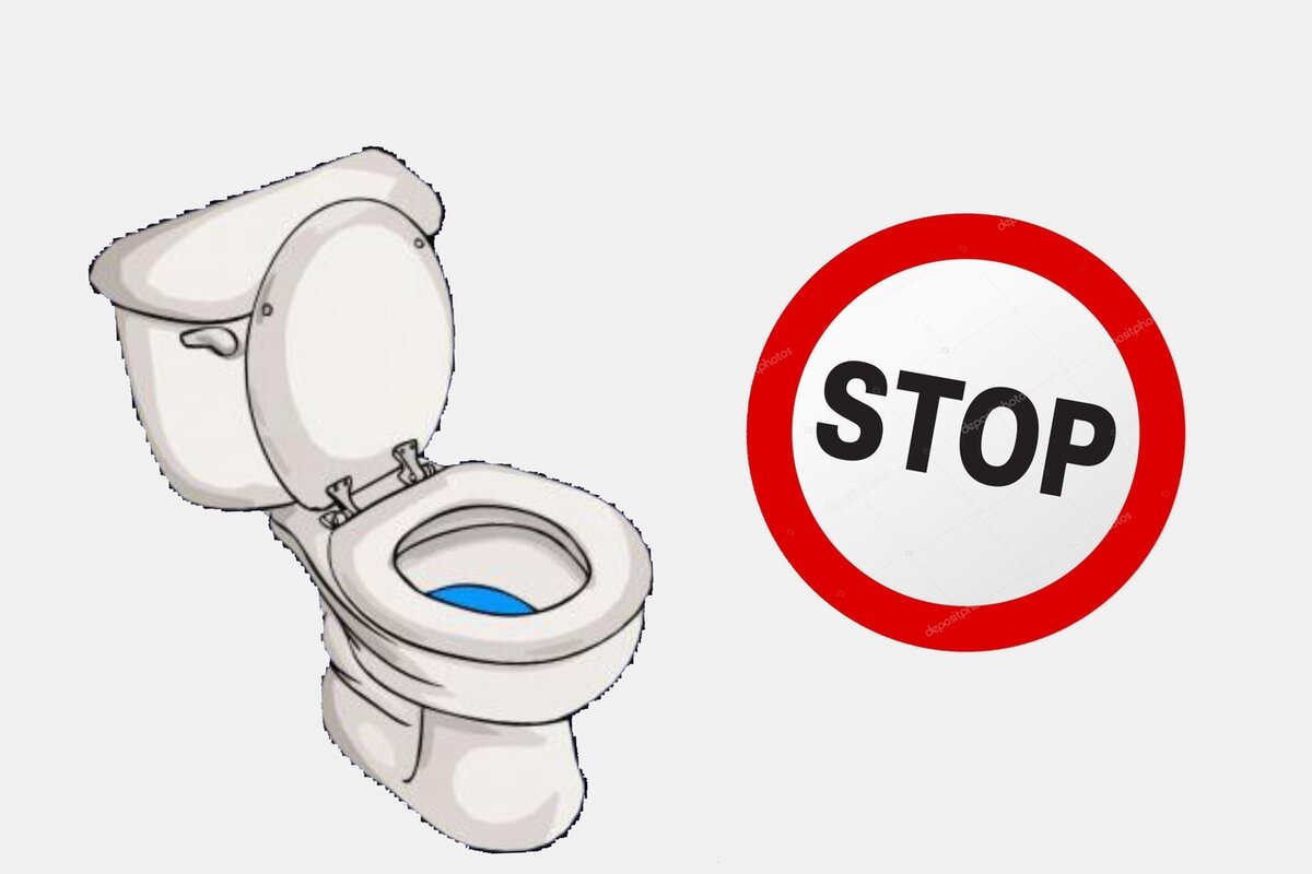 Картинка туалет не работает