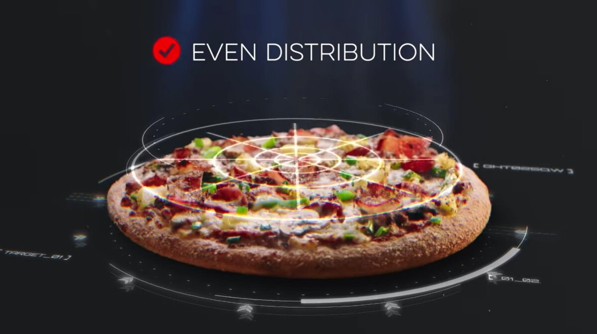 Иллюстрация Domino's Pizza.