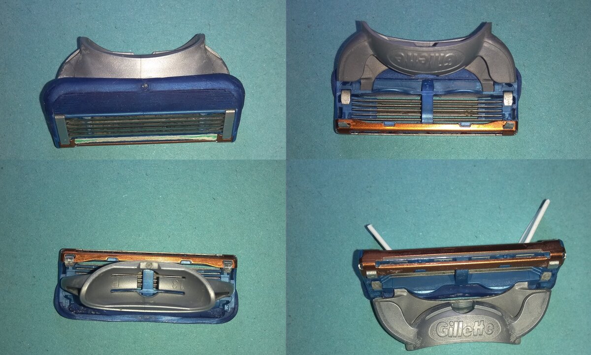 Как разобрать бритву. Стробоскоп 8059475, Gillette. Разбор бритвы джилет. Разобранная бритва. Бритва разобралась.