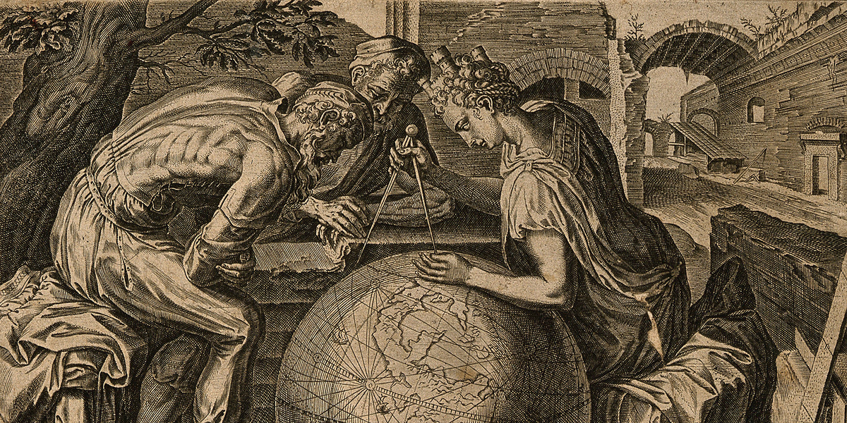 Корнелис Корт. «Геометрия». 1565. Wellcome Collection