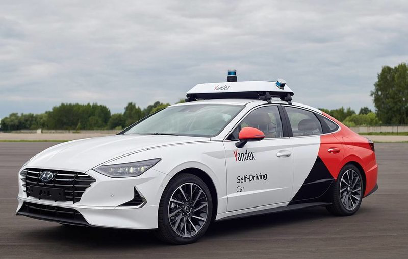 Самый свежий вариант беспилотного авто от Яндекса - Hyundai Sonata 2020.