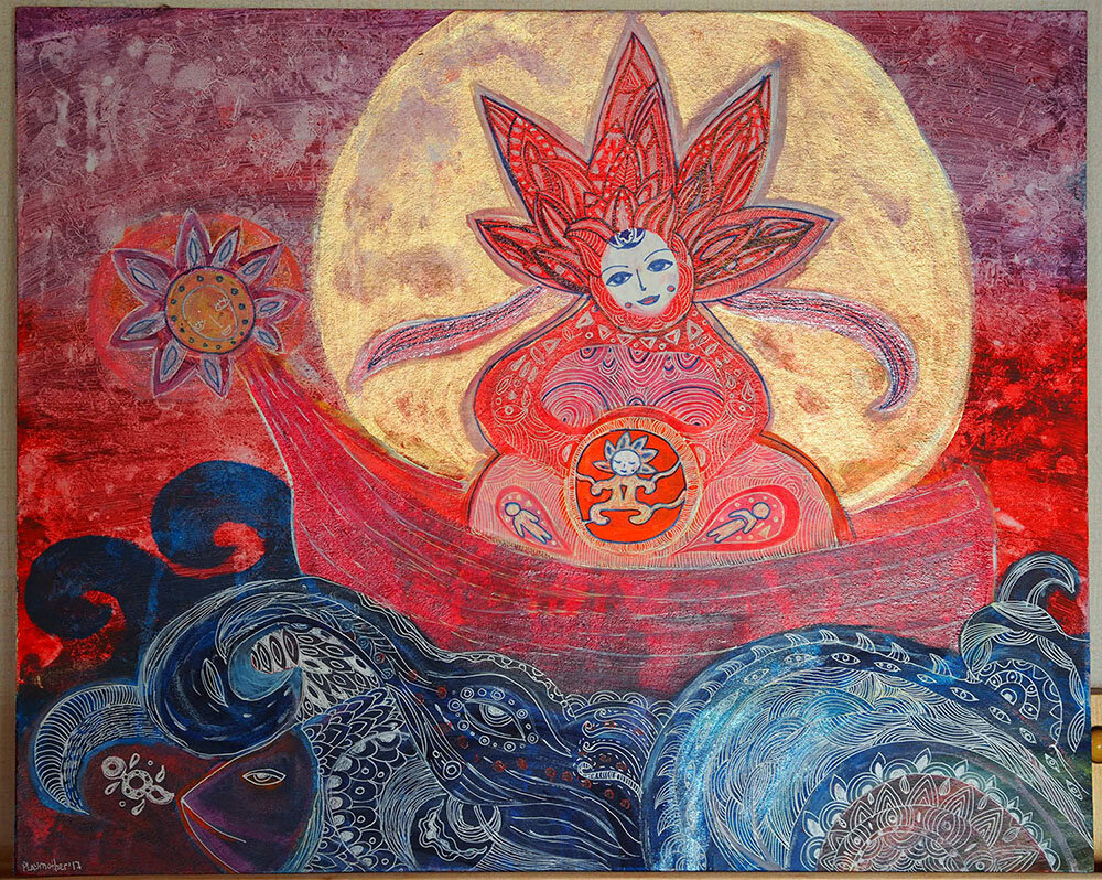 одна из метафорических карт - многие видят в этой работе нечто особенное...