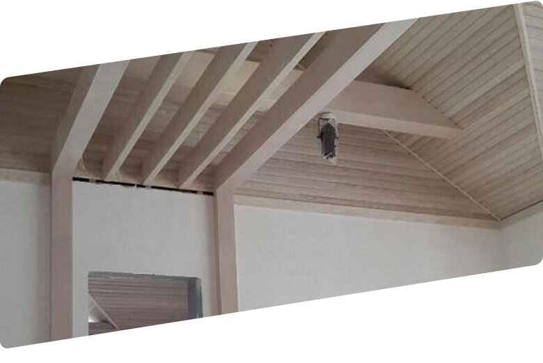 Потолок из гипсокартона в деревянном доме под ключ — cтоимость в Бокситогорске