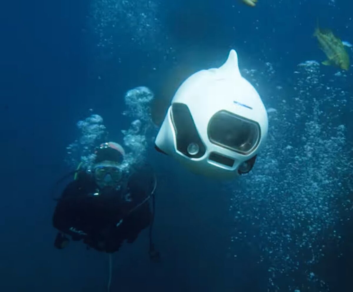 Подводный дрон BIKI управляемый дайвером