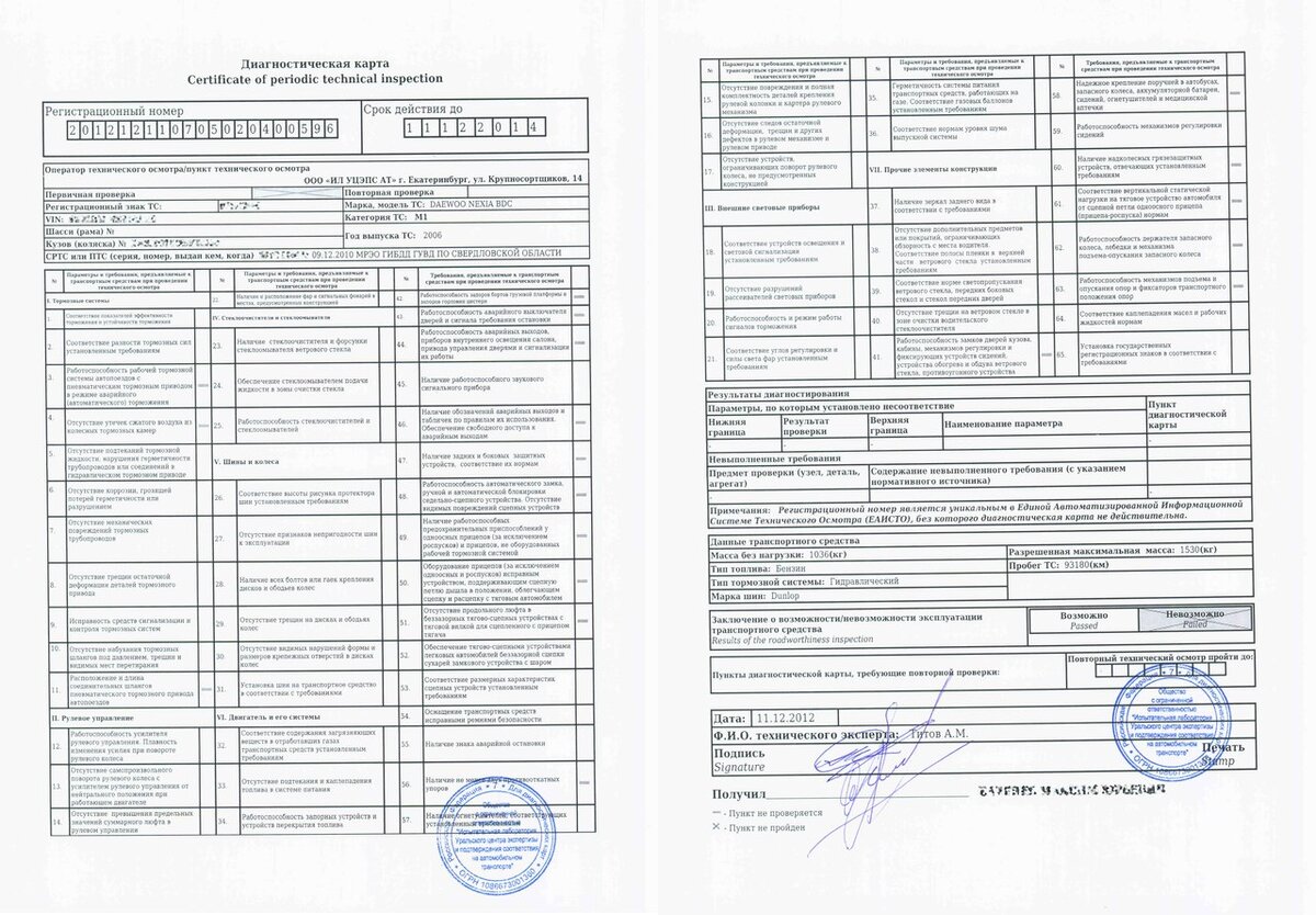 Диагностическая карта образец. Техосмотр Копейск. Техосмотр расценки Кирсанов.