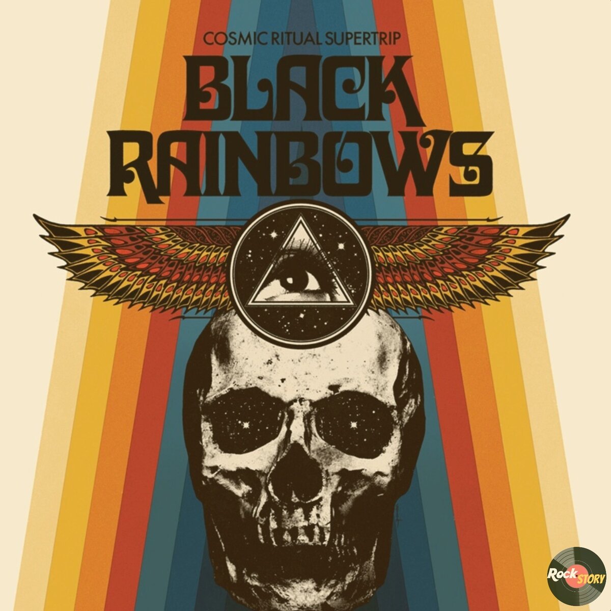 На фотографии: обложка альбома Cosmic Ritual Supertrip группы Black Rainbows