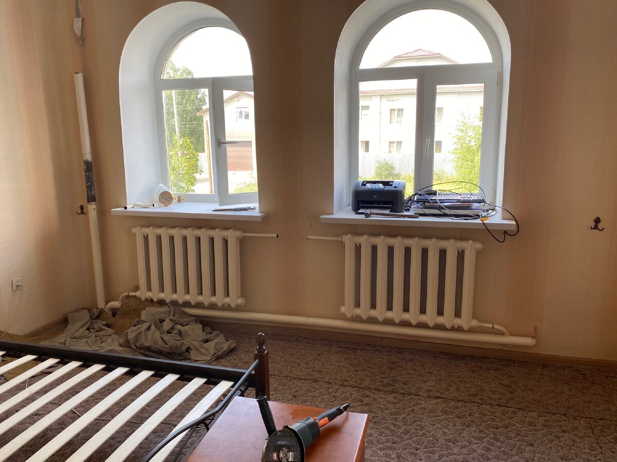 Наши старые чугунные радиаторы