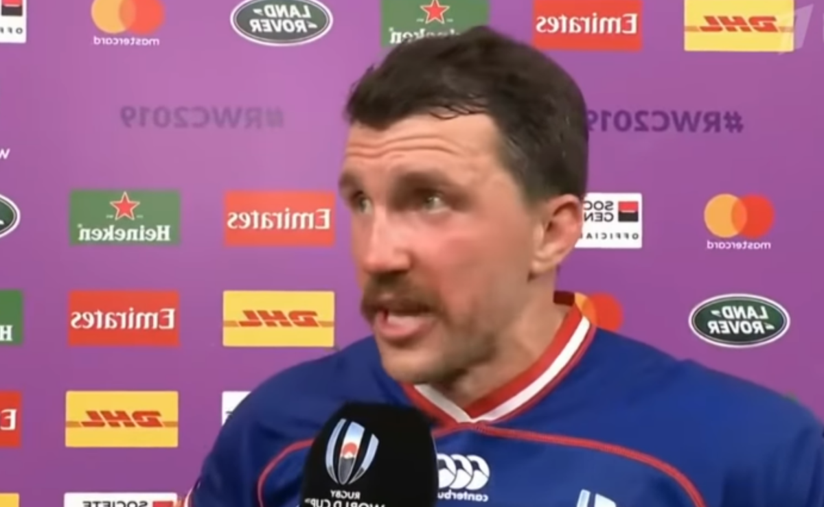 Василий Артемьев, капитан сборной России по регби. Источник фото: YouTube канал Первого канала 