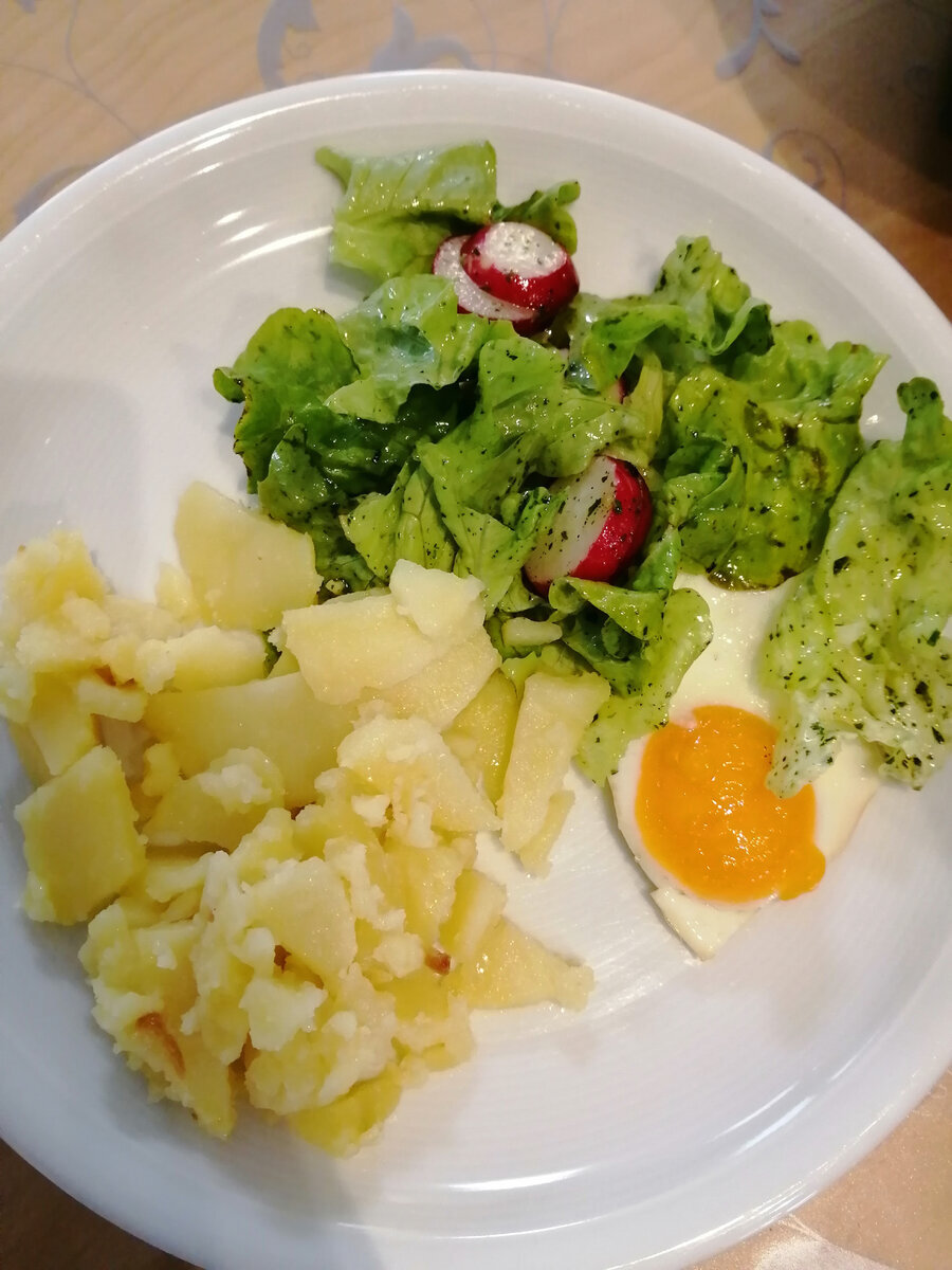 Фото из архива автора. Обед, приготовленный моей немецкой хостмамой.