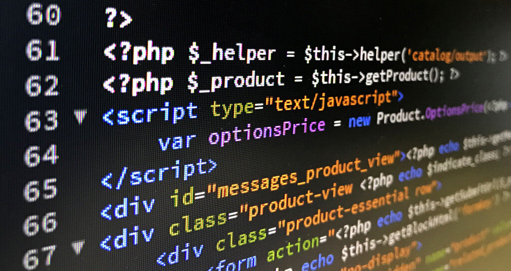 Пример вставки кода PHP в HTML-код страницы
