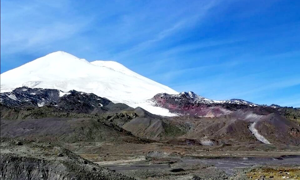 Гора Эльбрус, фото автора, сентябрь 2021 