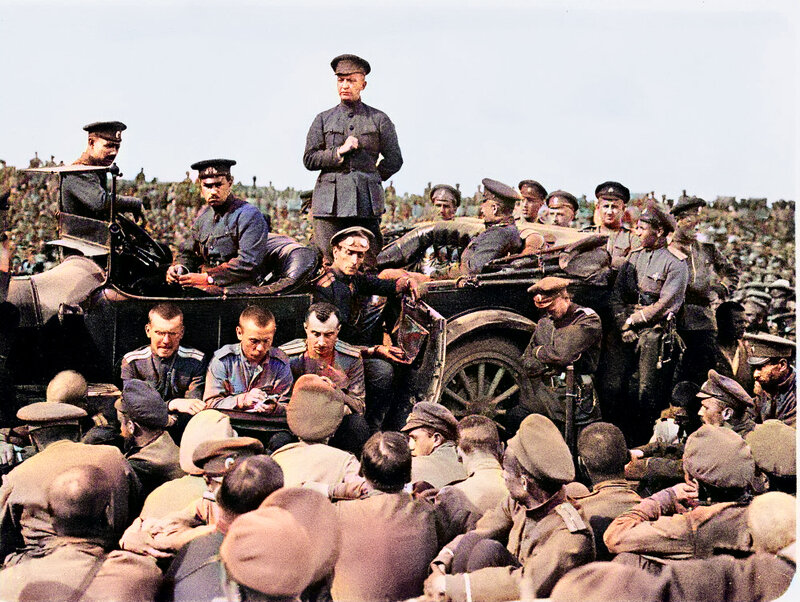 А. Ф. Керенский на фронте.