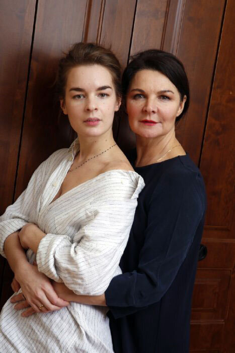 Дарья Урсуляк с мамой.