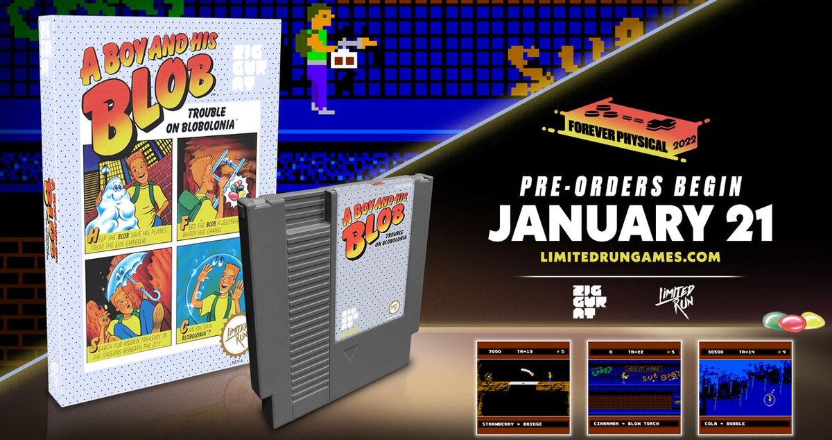 Картридж - A Boy and His Blob