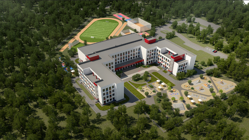    Школа в Дмитровском округе © Пресс-служба Губернатора и Правительства Московской области