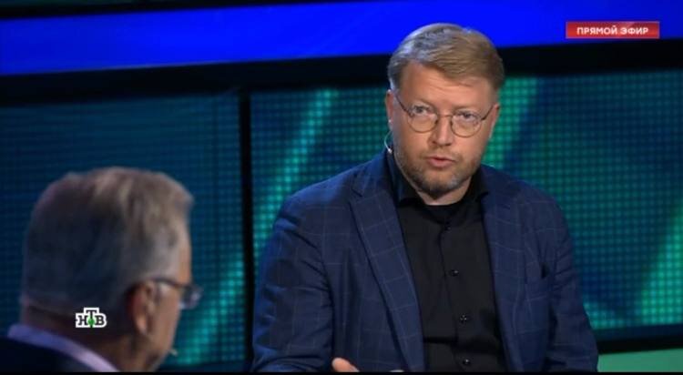 Фото:screenshot программы «Место встречи» на НТВ во время выступления Николая Рыбакова