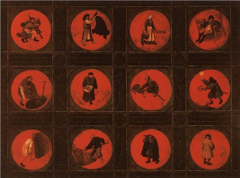 «Двенадцать пословиц» (Антверпен, Музей Майер ван дер Берг)