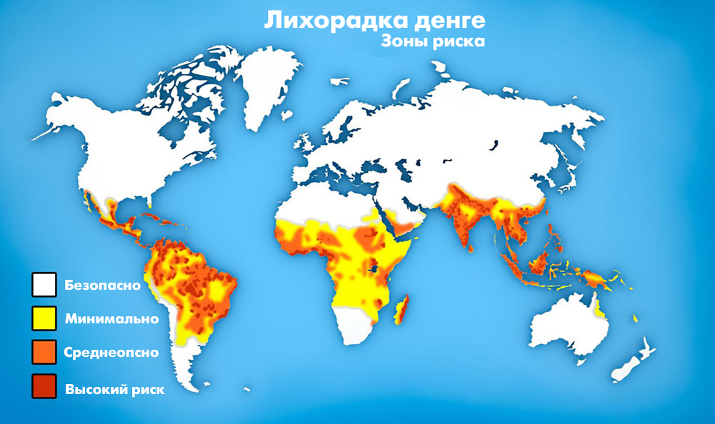Где можно заразиться лихорадкой Денге