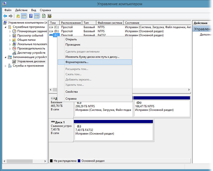 Как исправить диск в файловой системе RAW и восстановить NTFS или FAT32