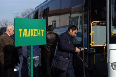  Автобус Бишкек - Ташкент. Фото с сайта Rferl.org