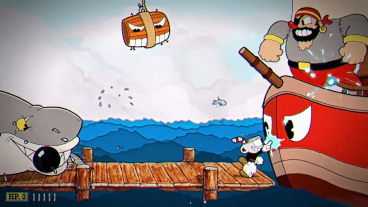 Скриншот из игры Cuphead