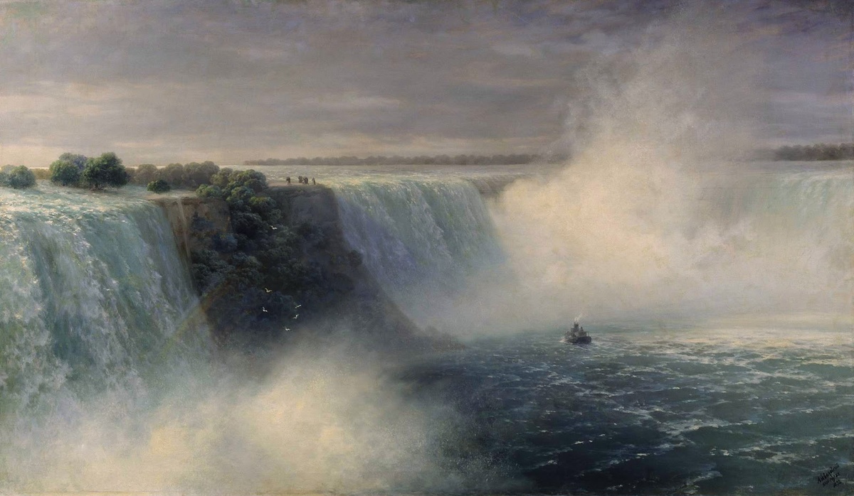 Иван Айвазовский. Ниагарский водопад. 1892