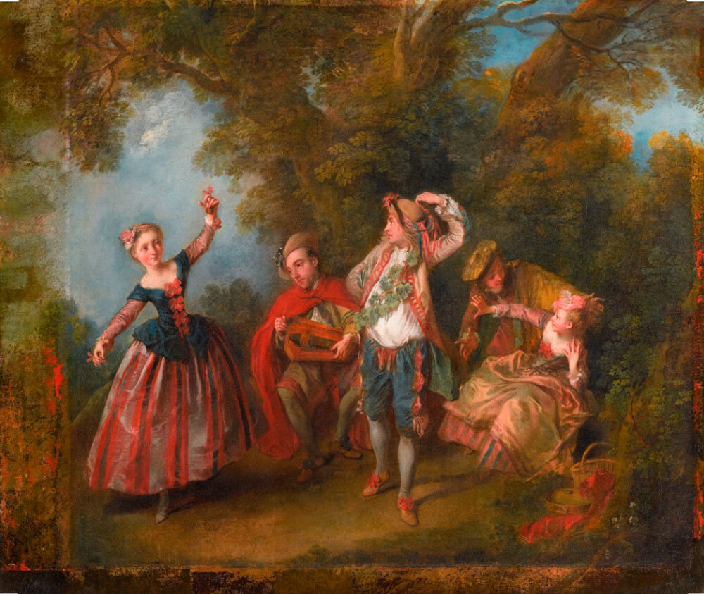  Никола Ланкре.  Менуэт  