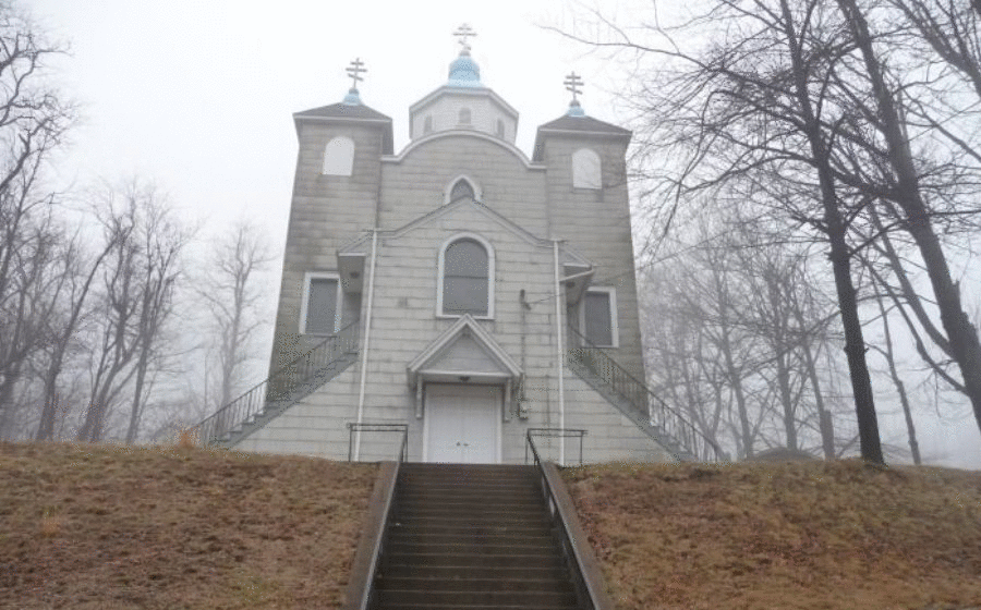 Построенный и сожённый город в огне. 