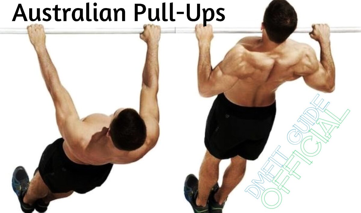 Так выглядят австралийские подтягивания.