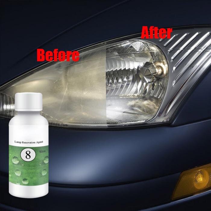 Быстрая полировка фар.