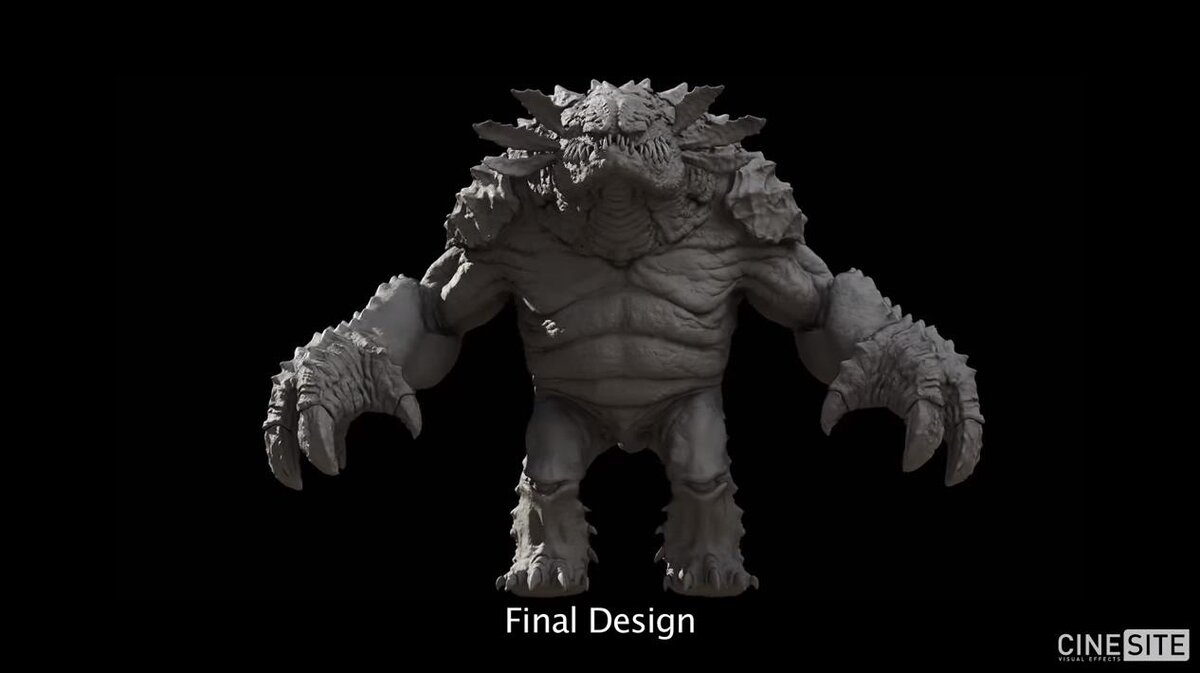 Концептуальный дизайн монстра из видеоролика Beans.