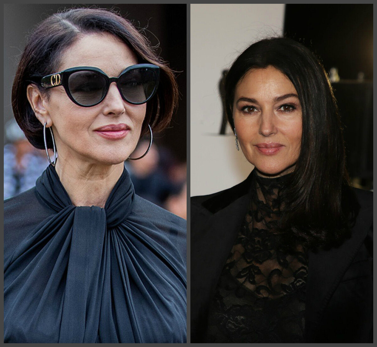 Черный знаковый цвет Моники, и часто й все-таки удается его обуздать. НО 