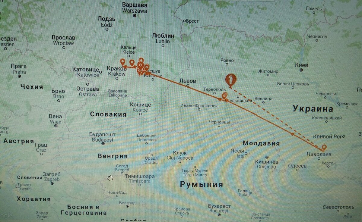 Боевой маршрут моего прадеда Ивана