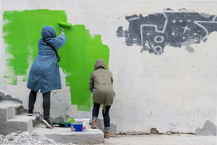 хромакей бесплатный на улице