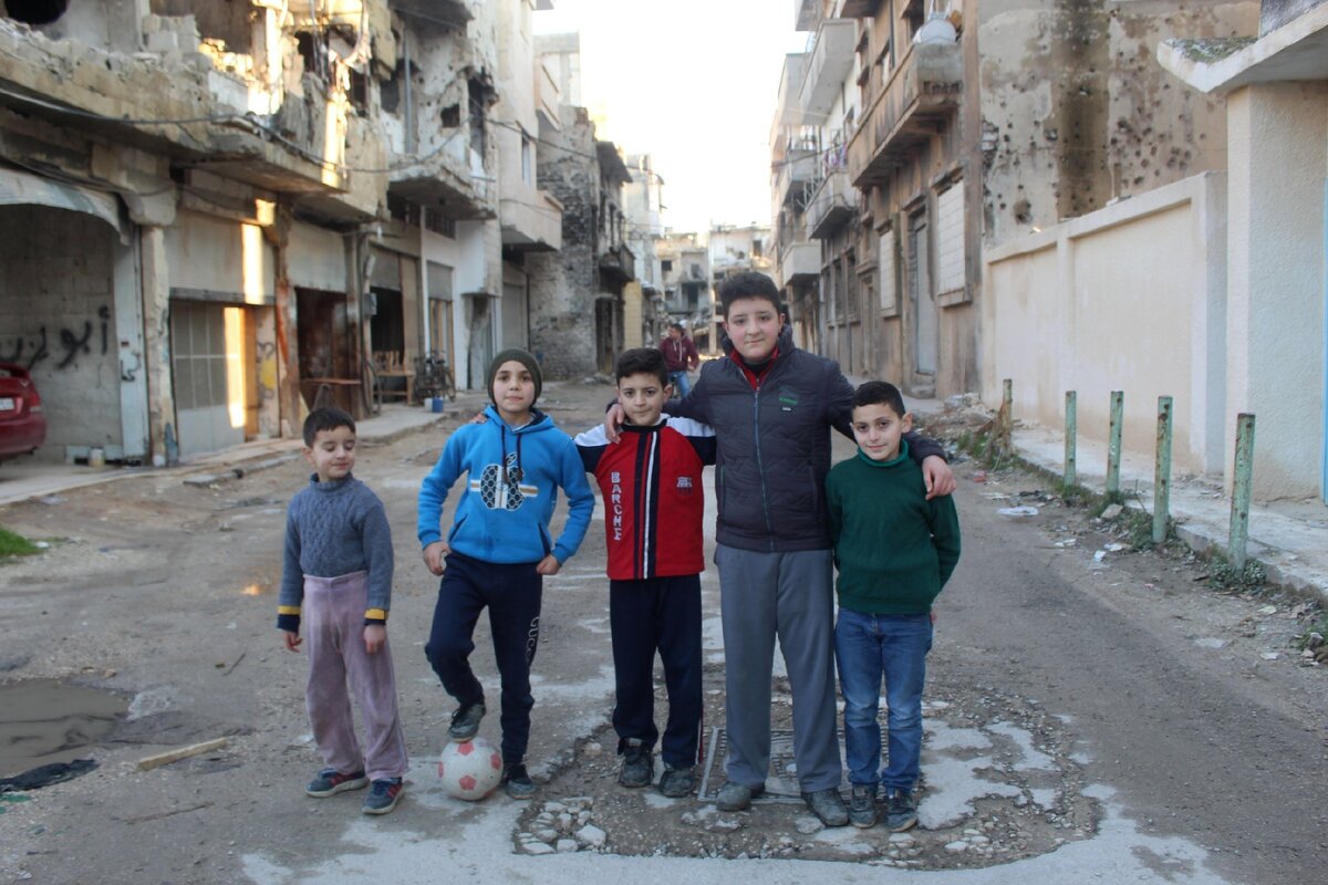 Дети сирийского Сталинграда