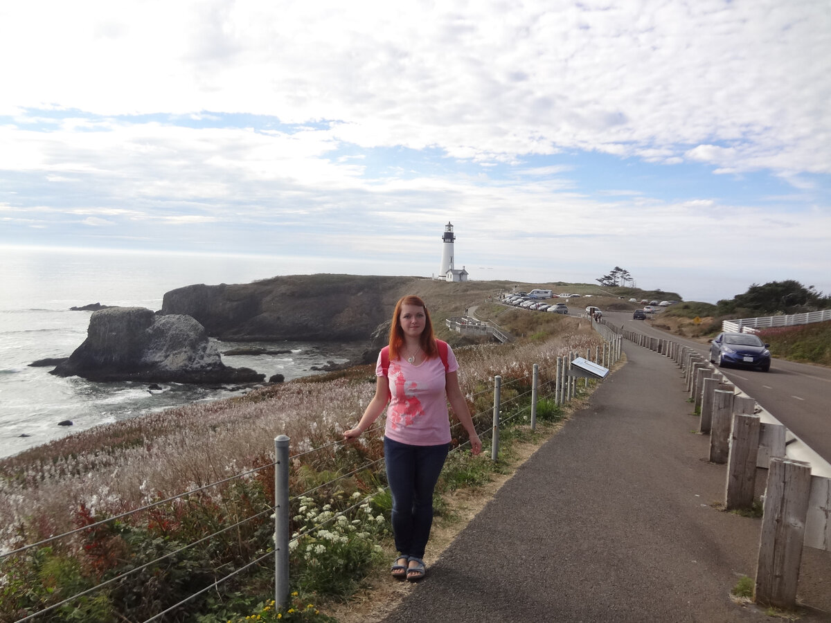 Будем знакомы! США, штат Орегон, маяк Yaquina Head Light