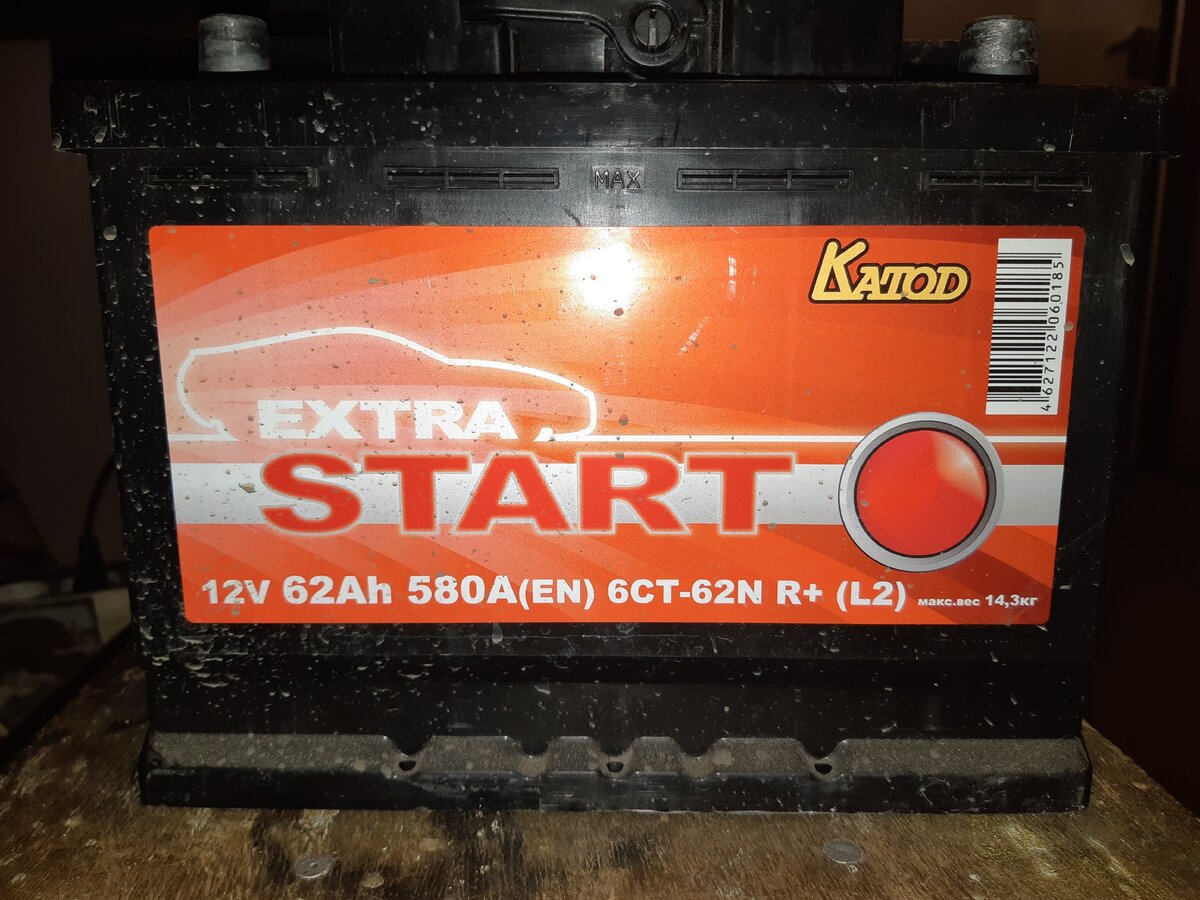 Аккумулятор KatoD EXTRA START 6ct-62N R+