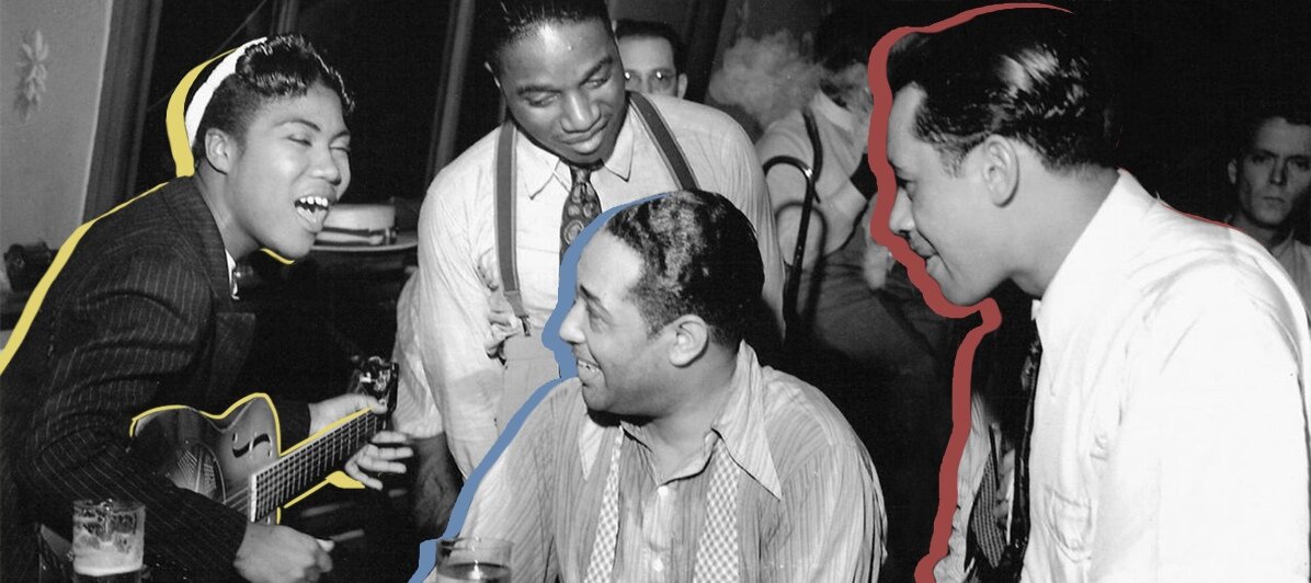 Розетта Тарп, Дюк Эллингтон и Кэб Кэллоуэй.