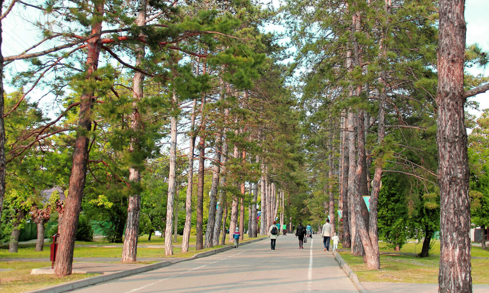 Горячий ключ городской парк