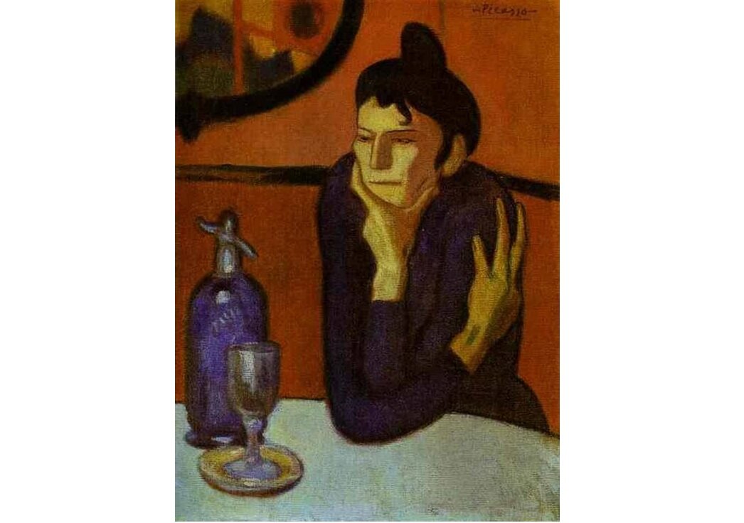 «Любительница абсента». Пабло Пикассо, 1901 г.