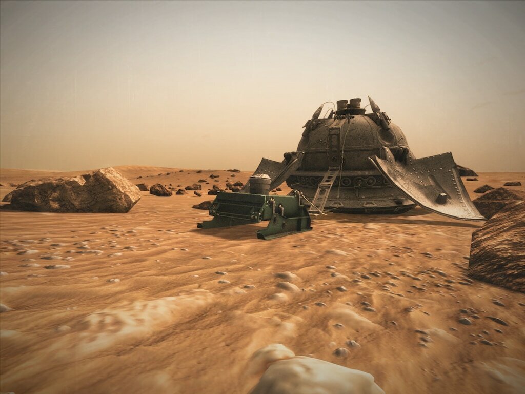 Первый марсоход на Марсе, доставленный АМС Марс-3 (Источник yandex)
