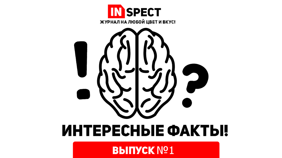 Интересные факты от InSpect! Выпуск №1! Наслаждайтесь :)