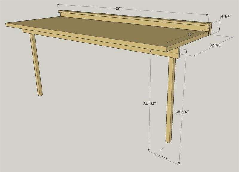 Откидной столик в гараж своими руками