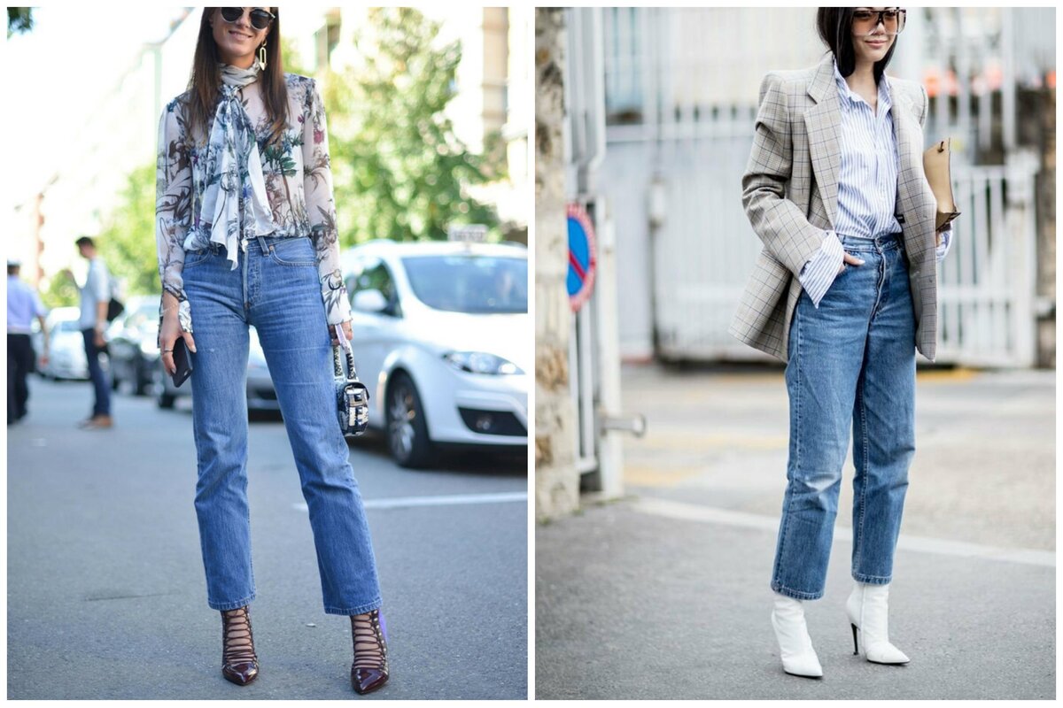 С чем носить прямые джинсы - 10 советов для вашего гардероба