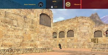 Сверху можно увидеть, что "Т" в кс 1.6 имеют красный цвет, в отличии от "Т" в кс:го