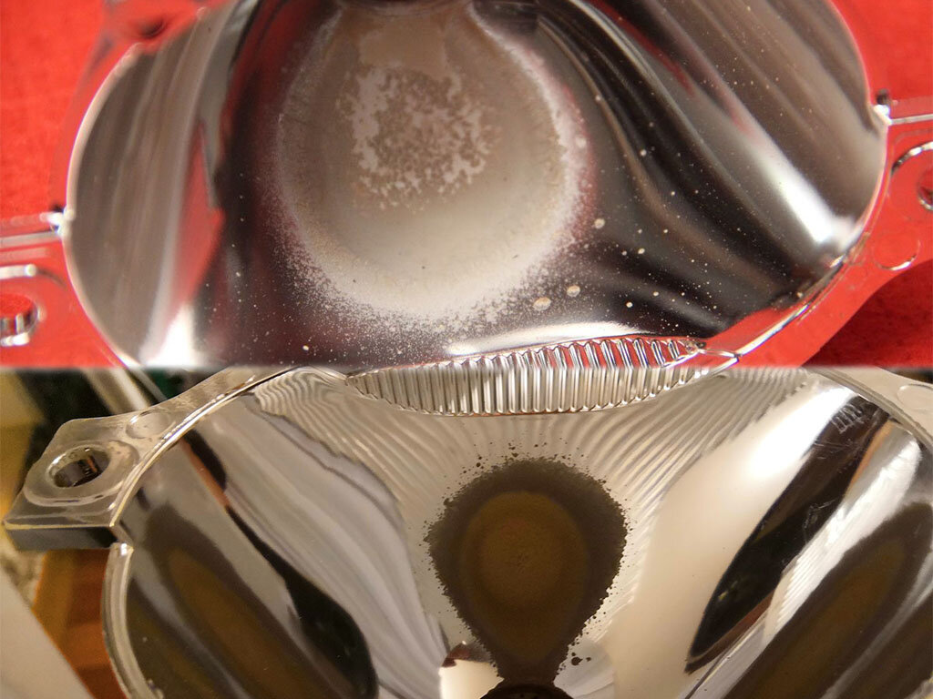 Выгоревшие линзы