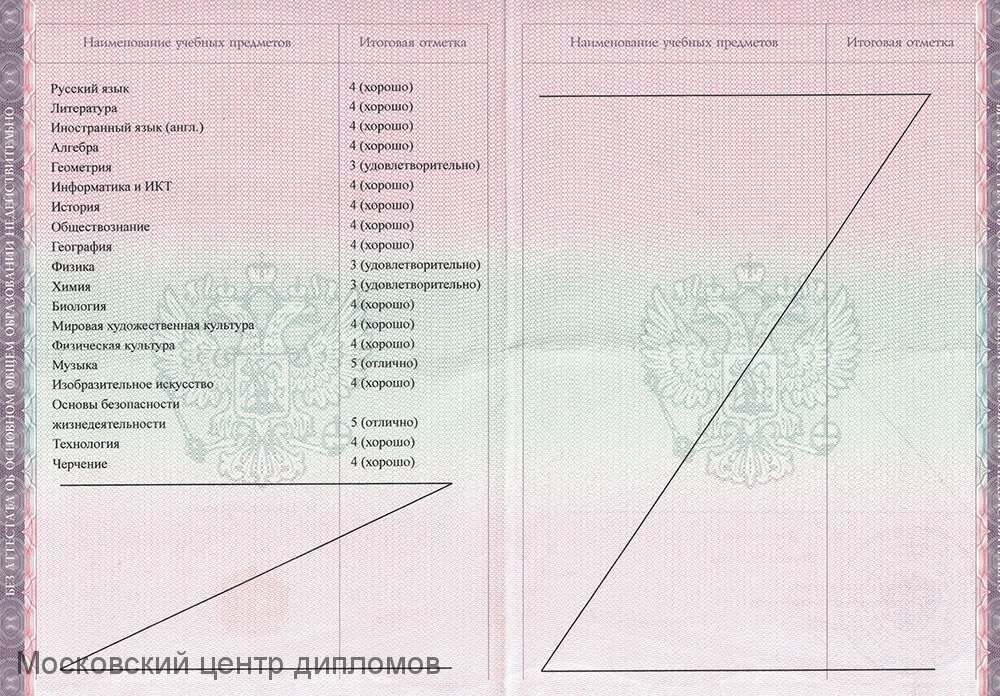 Черный аттестат какие оценки. Аттестат 9 класс.